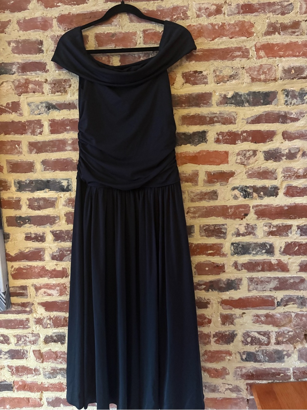 NWT Abercrombie Drop-Waist Off-Shoulder Women's Dress